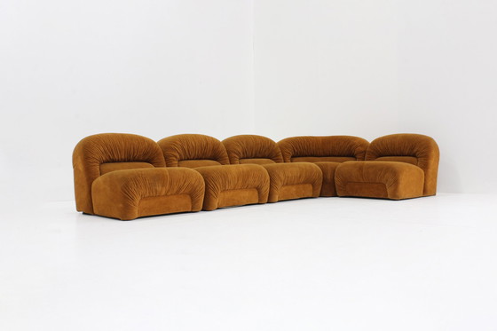 Image 1 of Vintage Italian Modular Elements Sofa 1970s