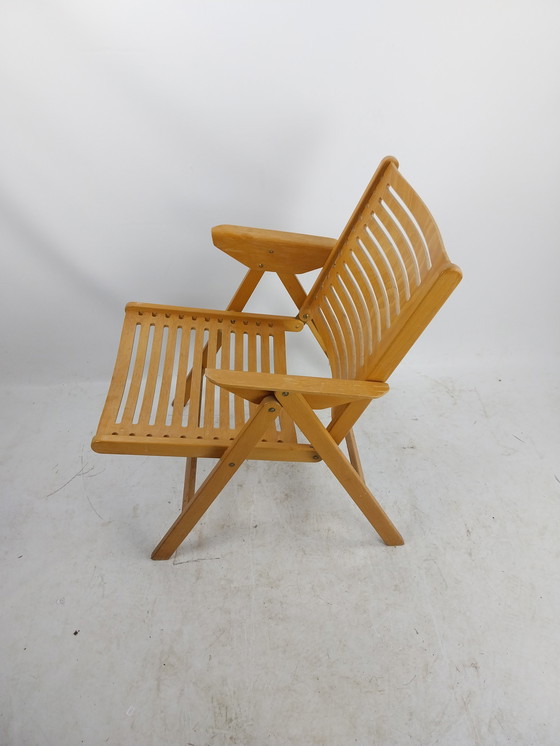 Image 1 of 3 X Chaise pliante par Nico Kralj 1960's pour Stol Kamnik