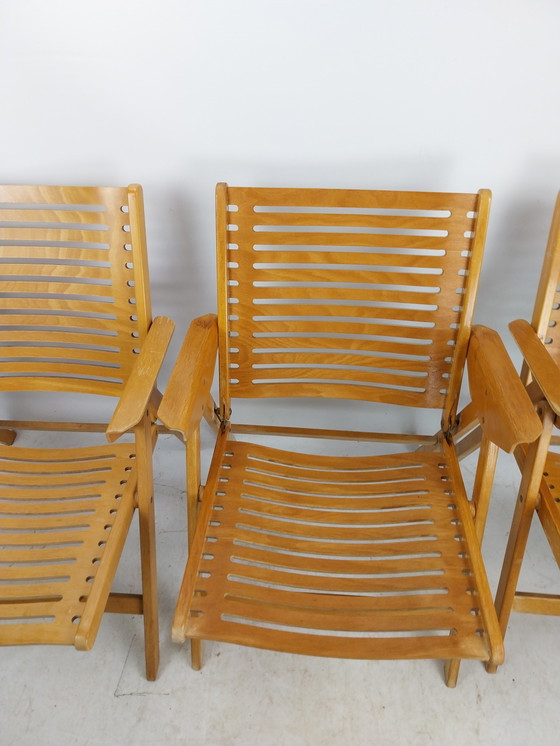 Image 1 of 3 X Folding Chair By Nico Kralj 1960'S For Stol Kamnik