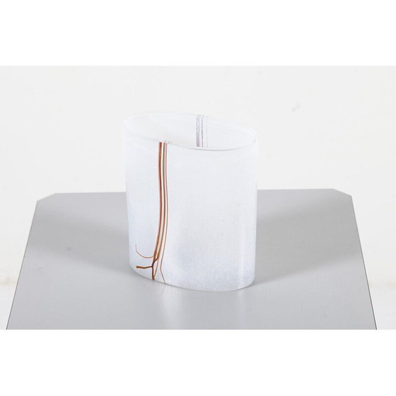 Image 1 of Nice set of 3 vintage glass vases from the Rainbow series, 1970