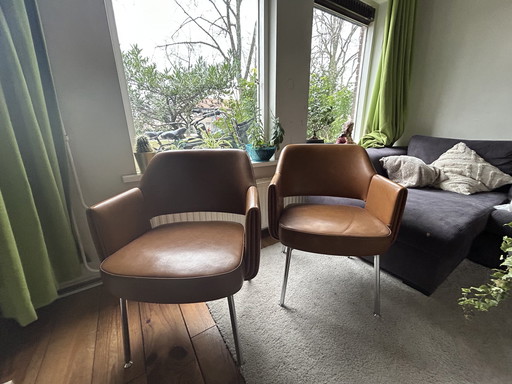 2 X Armchairs "Dauville" By Marc Simon