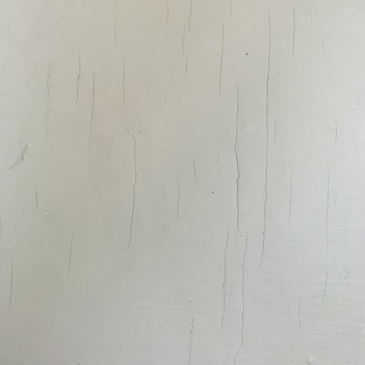 Set of 4 vintage white Baumann chairs in beech, 1960