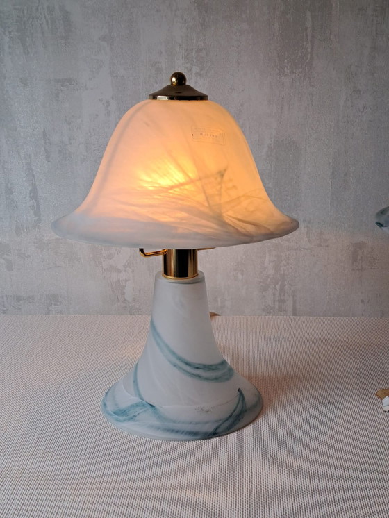 Image 1 of 2x Murano mushroom lamps