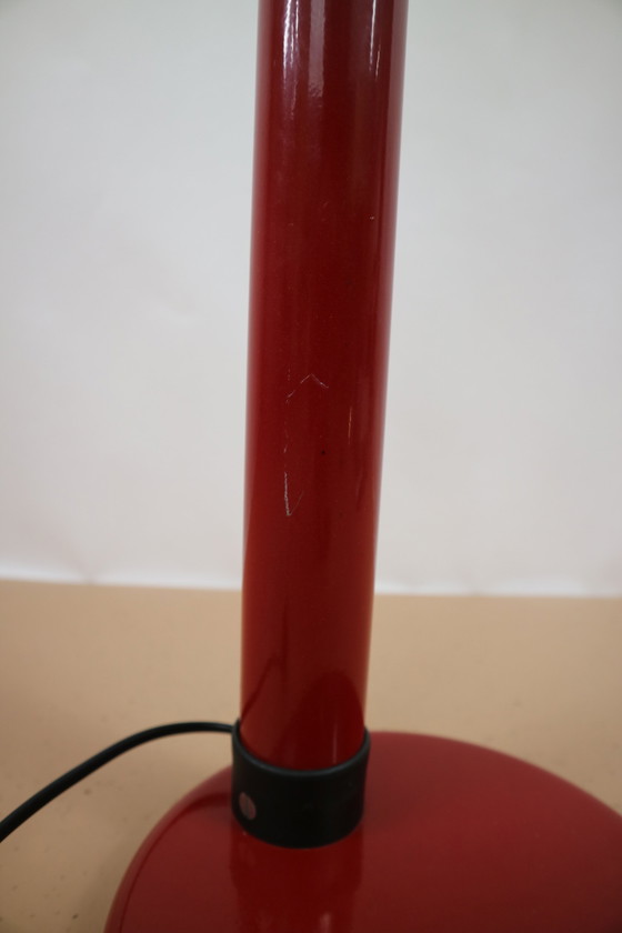 Image 1 of Lampada da tavolo rossa vintage