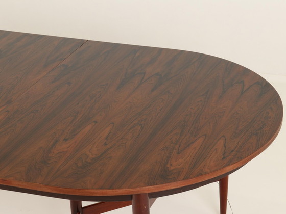 Image 1 of Extendable Oval Dining Table By Oswald Vermaercke For V Form, Belgium, 1960S