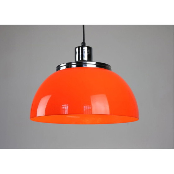 Image 1 of Pair of vintage Faro pendant lamps by Luigi Massoni from Guzzini, 1960s