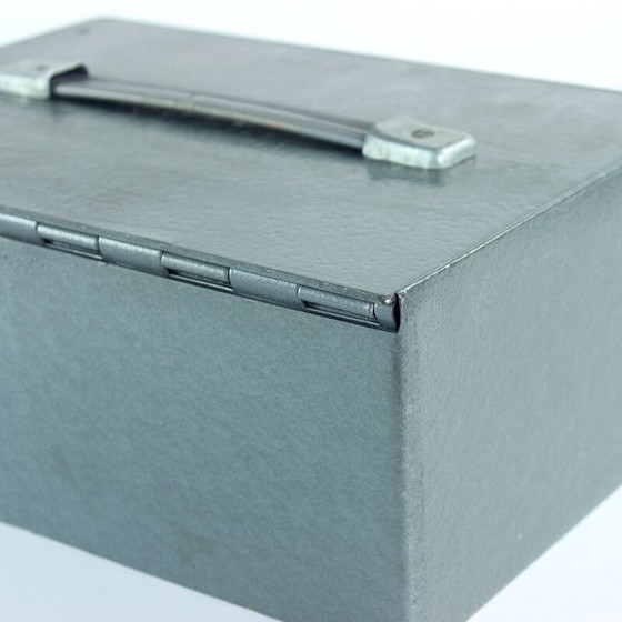 Image 1 of Cassaforte d'epoca in acciaio e plastica, Cecoslovacchia 1980