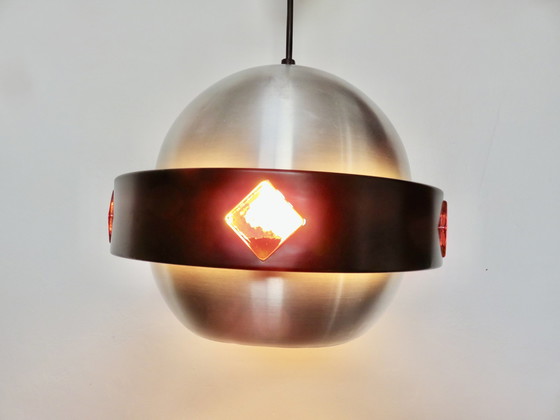 Image 1 of Space Age "Saturn" hanging lamp 1970