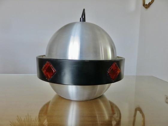 Image 1 of Space Age "Saturn" hanging lamp 1970