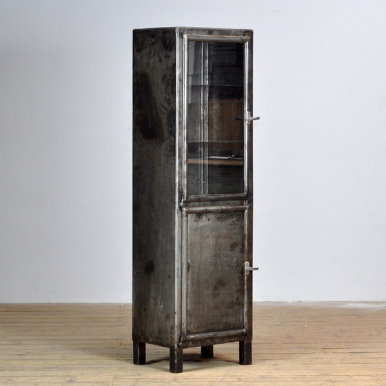 Image 1 of Polished Medical Cabinet, 1960S