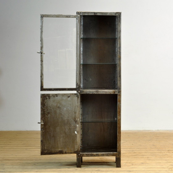 Image 1 of Polished Medical Cabinet, 1960S