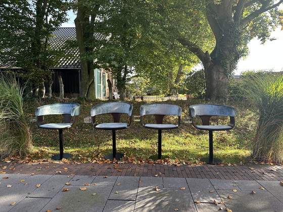 Image 1 of 4 Vintage Cinema Chairs