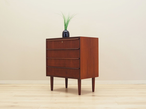 Image 1 of Teak Chest Of Drawers, Danish Design, 1970S, Production: Denmark