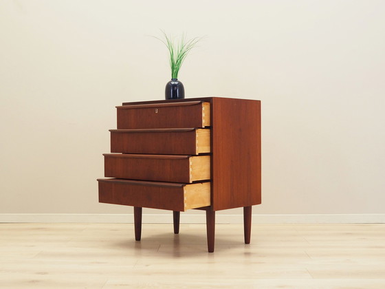 Image 1 of Teak Chest Of Drawers, Danish Design, 1970S, Production: Denmark