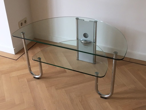 Modern glass TV cabinet