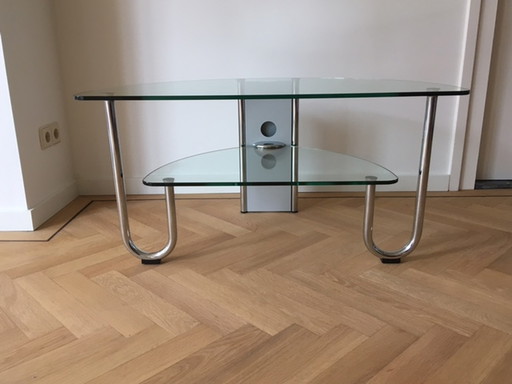 Modern glass TV cabinet