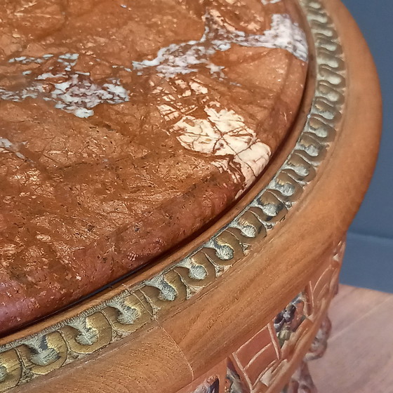 Image 1 of Vintage Console Table With Mirror