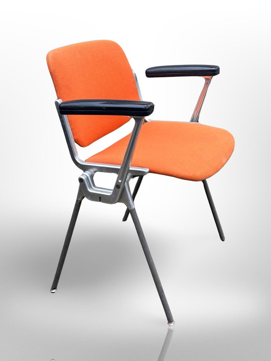 Image 1 of 2x Castelli Piretti DSC 106 Chair with stackable armrests