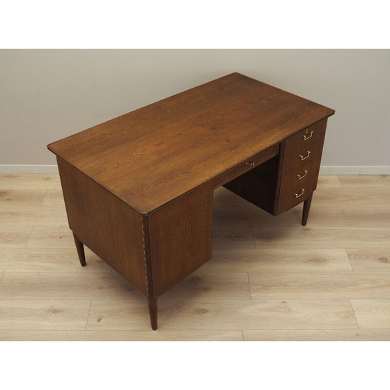 Image 1 of Vintage oak desk, Denmark 1970s