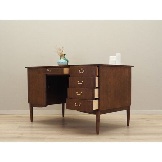 Image 1 of Vintage oak desk, Denmark 1970s