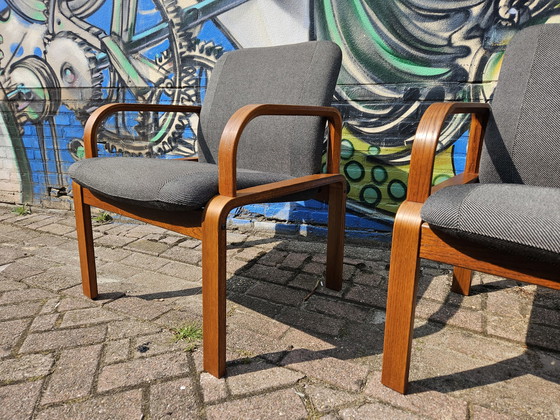 Image 1 of 2x Kinnarps Armchairs