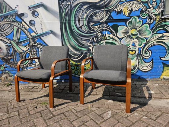 Image 1 of 2x Kinnarps Armchairs