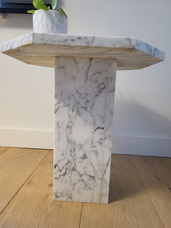 Image 1 of Marble plant table or side table mid - Century style