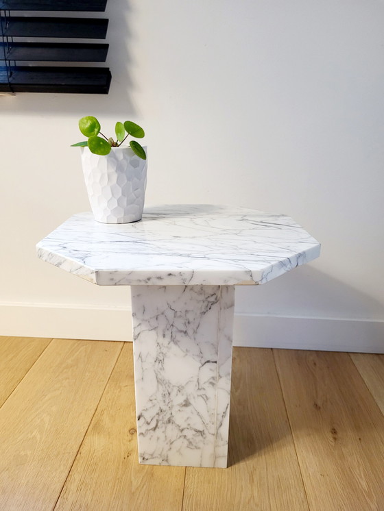 Image 1 of Marble plant table or side table mid - Century style