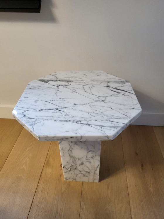 Image 1 of Marble plant table or side table mid - Century style