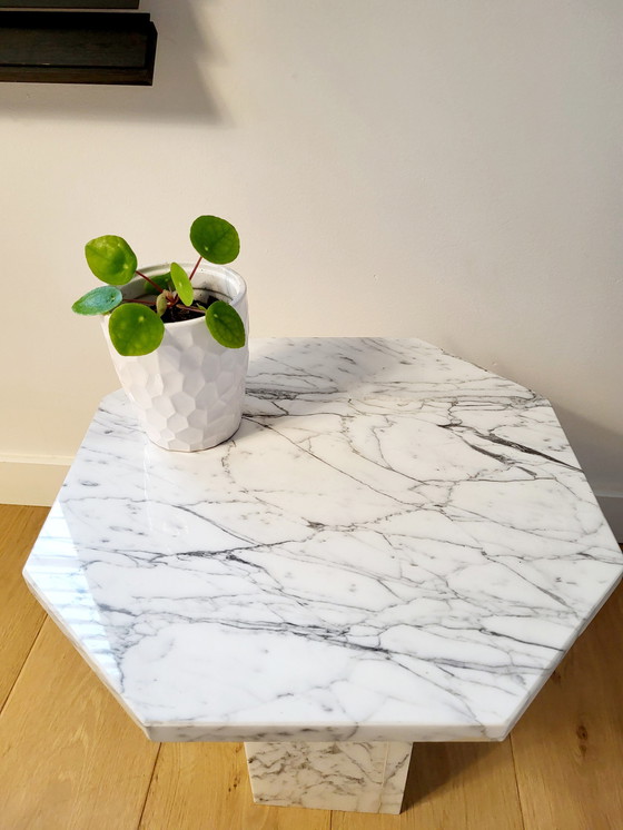 Image 1 of Marble plant table or side table mid - Century style