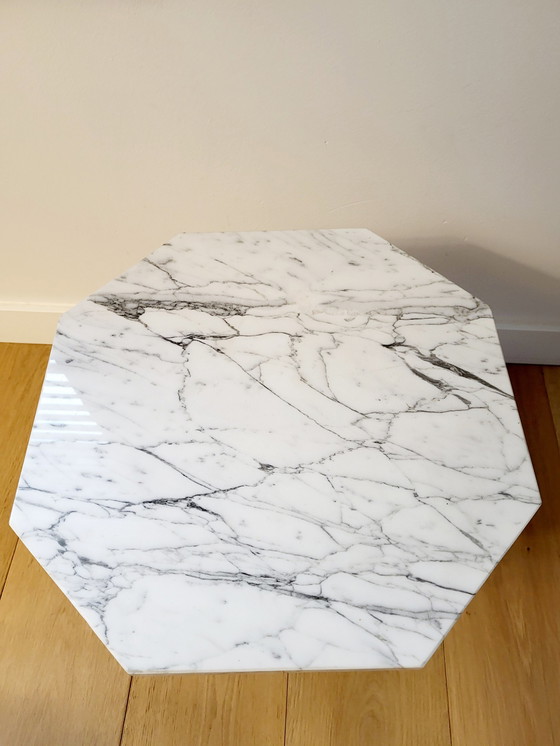 Image 1 of Marble plant table or side table mid - Century style