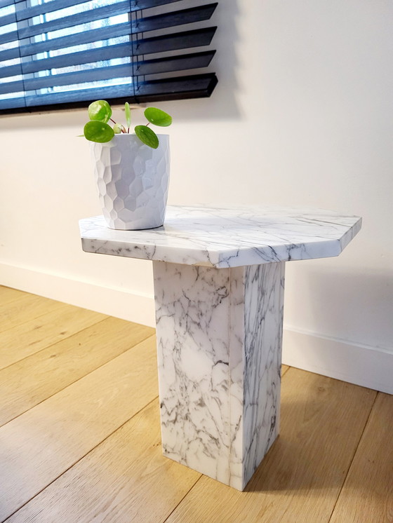 Image 1 of Marble plant table or side table mid - Century style