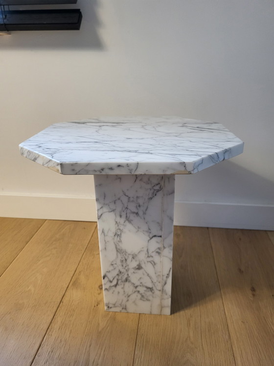 Image 1 of Marble plant table or side table mid - Century style