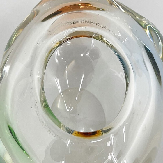 Image 1 of Vintage Art glass bowl by Frantisek Zemek for Mstisov Glassworks, Czechoslovakia 1950s