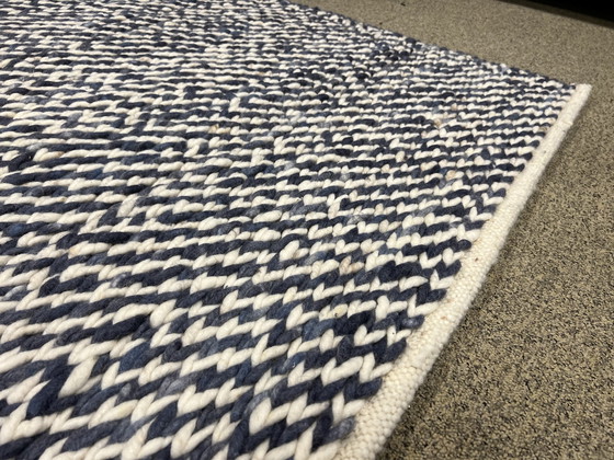 Image 1 of Brink & Campman Scone Rug Blue Wool