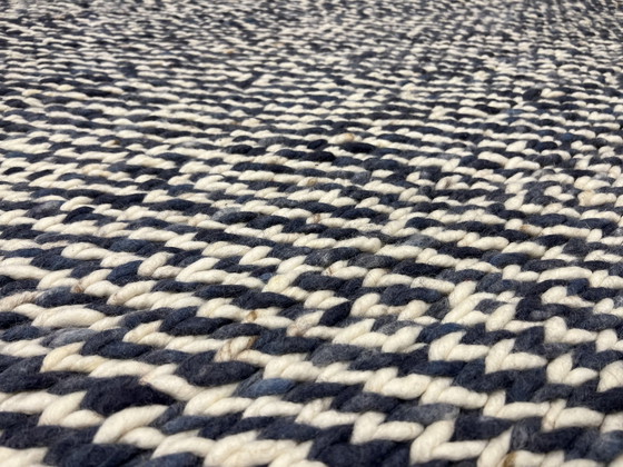 Image 1 of Brink & Campman Scone Rug Blue Wool