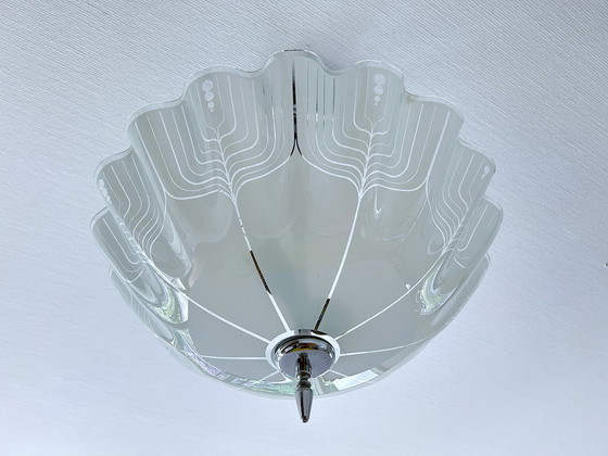 Image 1 of French Art Deco Pendant Lamp