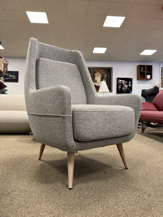 Image 1 of Gelderland 7850 Hold Tide armchair hallingdal fabric