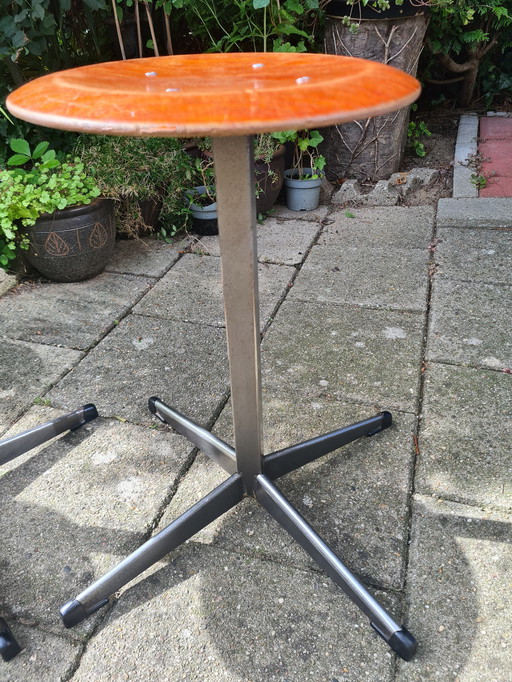 3x Industrial Vintage Stools
