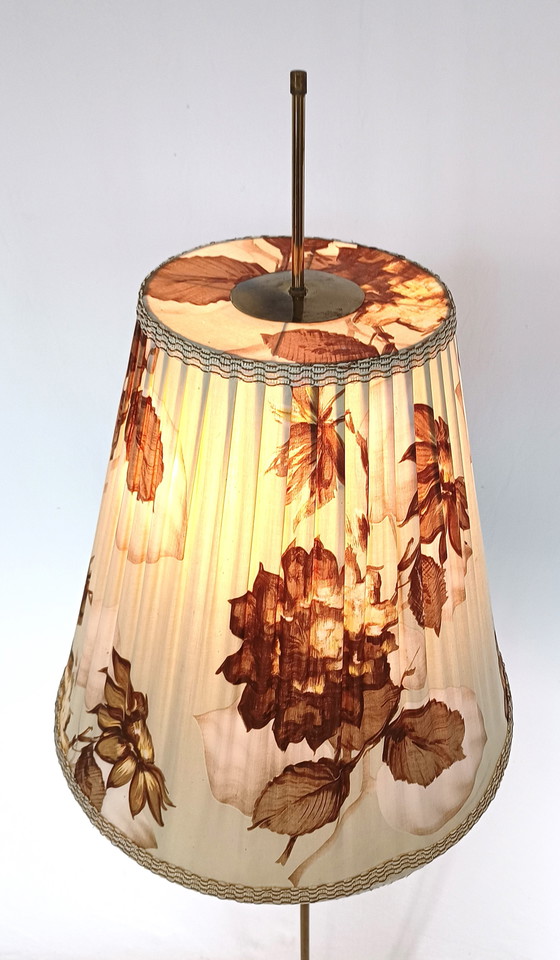 Image 1 of Temde Floor lamp from the sixties with flower screen