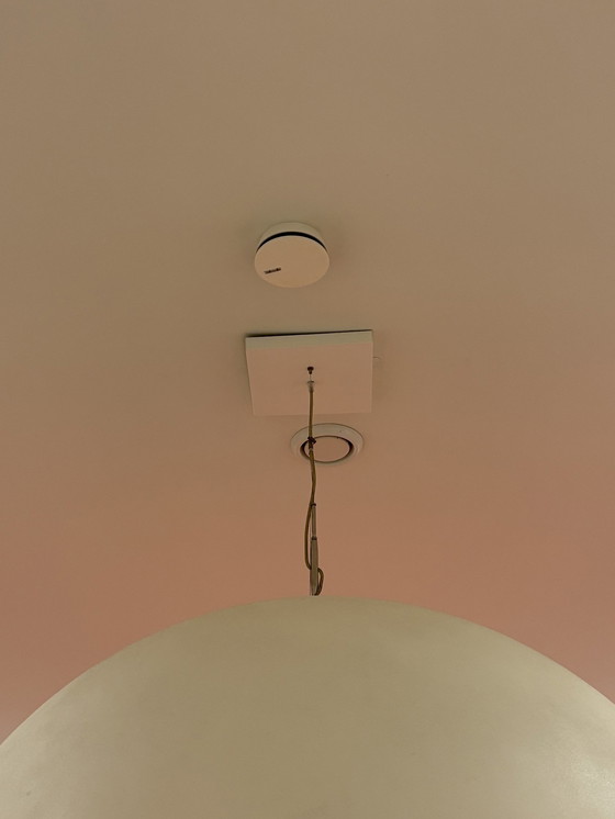 Image 1 of Mezza Luna Two Colour Ceiling Lamp. 120Cm In Diameter