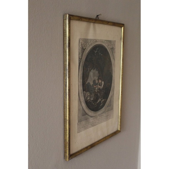 Image 1 of Pair of vintage paintings dedicated to the Marquise Madame de Montesquiou