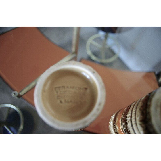 Image 1 of Coppia di piccoli vasi vintage di Aldo Londi, anni '70