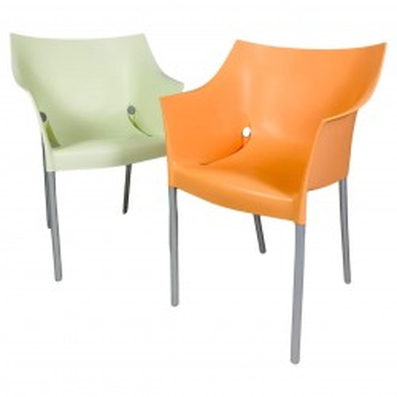 Image 1 of 2x chaises Dr No de Kartell by Starck - années 1990