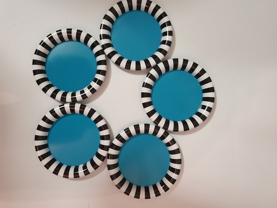 Image 1 of Tray + 5x Memphis coasters