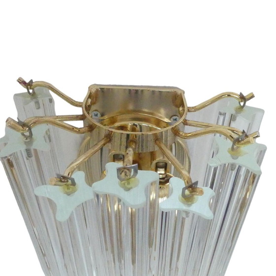 Image 1 of Triedri wall lamp Paolo Venini with 15 crystals