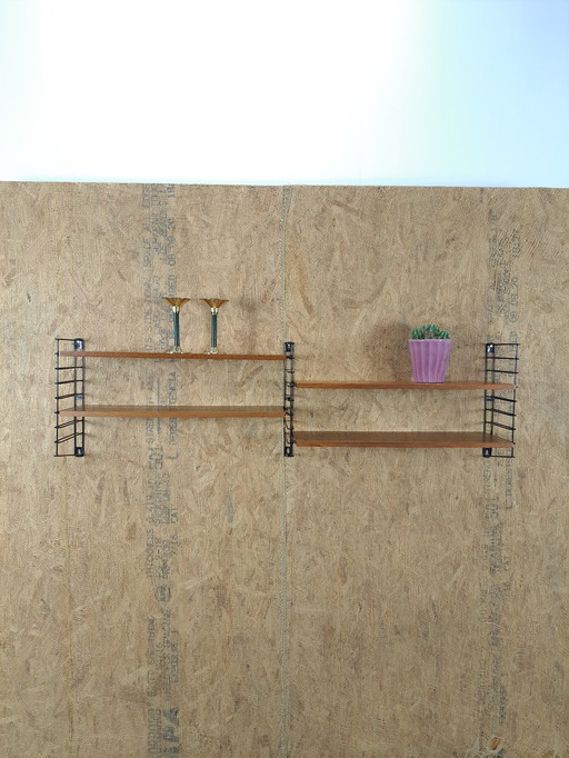 Tomado Modular Wall System With 4 Shelves, Wall Rack No. 4