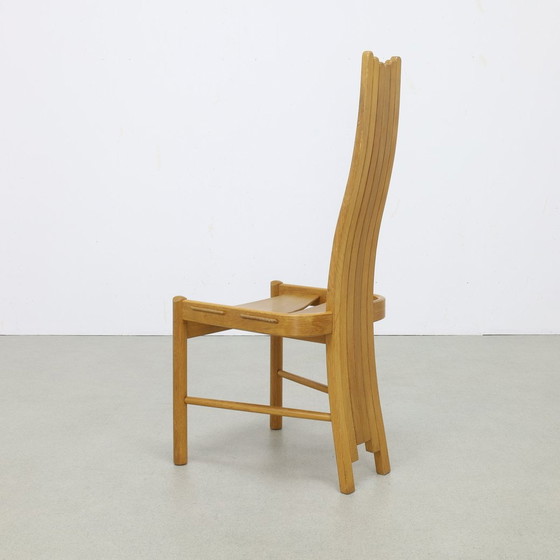 Image 1 of 3X Postmodern Dining Chair By Allmilmö, 1980S