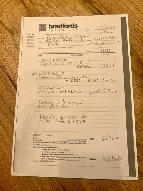 Image 1 of 6 sedie da pranzo in pelle nera