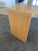Table de salle à manger en forme de goutte d'eau faite à la main